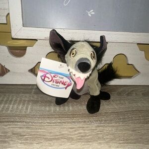New With Tags NWT Vintage  Disney Store Hyena Ed Beanie Plush Lion King